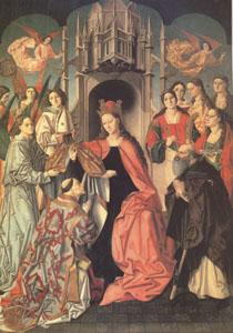 Master of ST Ildefonso Ildefonso Receiving the Chasuble (mk05) oil painting image